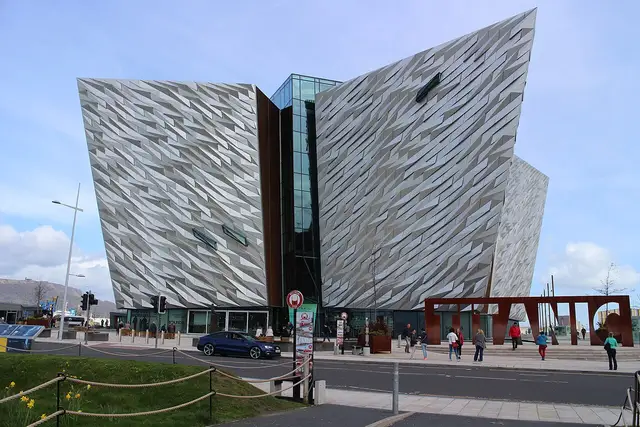 Belfast & Belfast Lough — Titanic Signature Building, Belfast 20180427