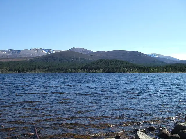 Cairngorms — Loch Morlich and Cairngorm Mountains