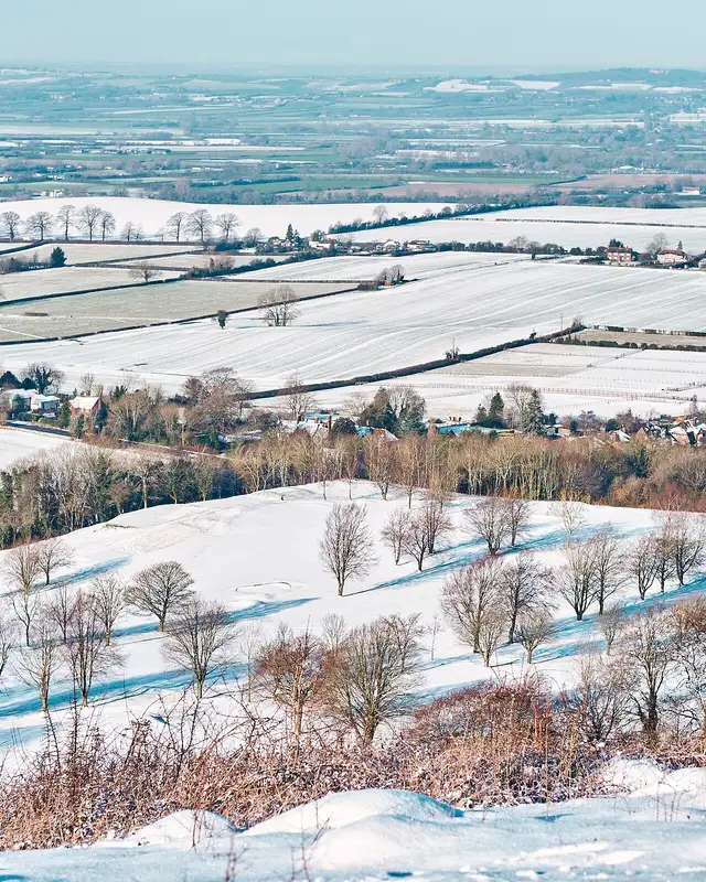 Chilterns & Hertfordshire — Chiltern Hills winter view from Coombe Hill