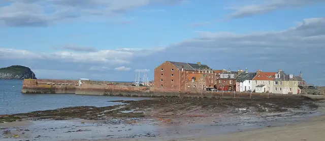 East Lothian coast — North Berwick Harbour from the North Beach, East Lothian