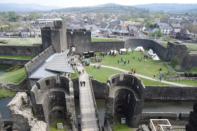 South Wales Valleys & heritage — Caerphilly Castle - 47644599192