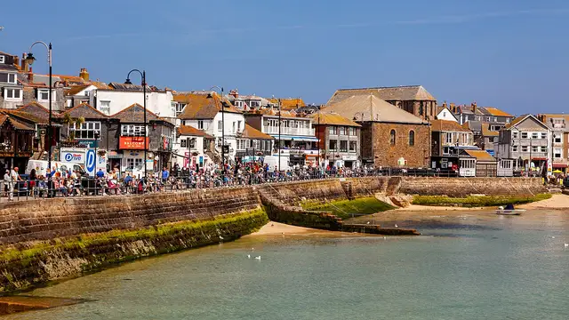 St Ives — St Ives Cornwall Harbour promenade