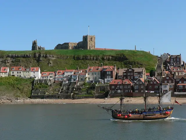 Whitby — Whitby Harbour, ship